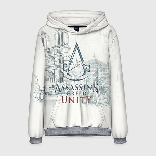 Мужская толстовка Assassin’s Creed Unity / 3D-Меланж – фото 1