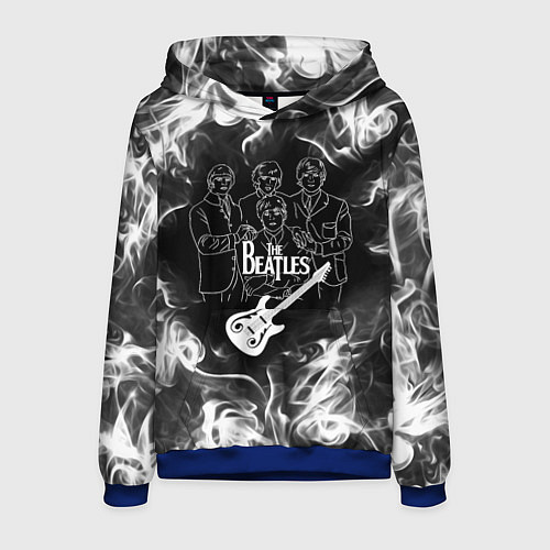 Мужская толстовка The Beatles / 3D-Синий – фото 1