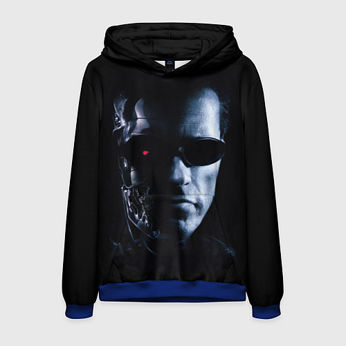 Мужская толстовка T800 / 3D-Синий – фото 1