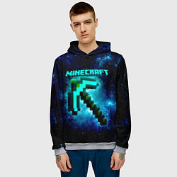 Толстовка-худи мужская Minecraft, цвет: 3D-меланж — фото 2
