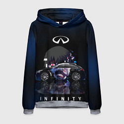 Толстовка-худи мужская Infinity Art, цвет: 3D-меланж