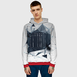 Толстовка-худи мужская DEATH STRANDING, цвет: 3D-красный — фото 2