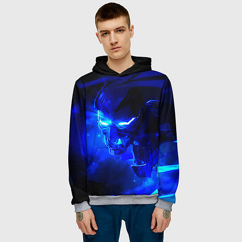 Мужская толстовка Валорант / 3D-Меланж – фото 3