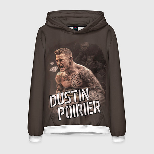 Мужская толстовка ДАСТИН ПОРЬЕ / 3D-Белый – фото 1