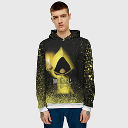 Толстовка-худи мужская Little Nightmares 2, цвет: 3D-белый — фото 2