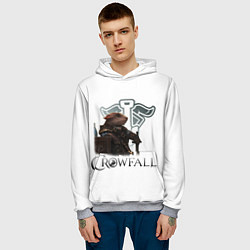 Толстовка-худи мужская Crowfall Duelist, цвет: 3D-меланж — фото 2