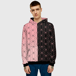 Толстовка-худи мужская КОСТЮМ НЕЗУКО NEZUKO, цвет: 3D-черный — фото 2