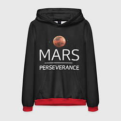 Толстовка-худи мужская Марс, цвет: 3D-красный