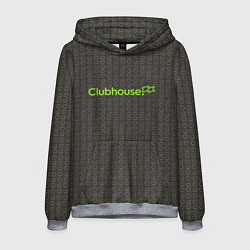 Толстовка-худи мужская Clubhouse Gray, цвет: 3D-меланж