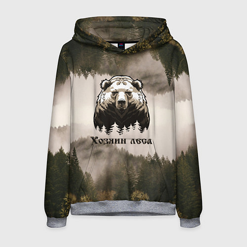Мужская толстовка Хозяин леса / 3D-Меланж – фото 1