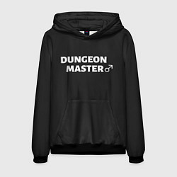 Толстовка-худи мужская Dungeon Master, цвет: 3D-черный