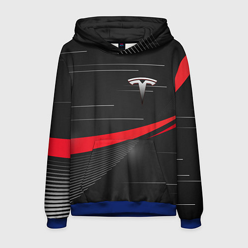 Мужская толстовка TESLA ABSTRACT ТЕСЛА СПОРТ / 3D-Синий – фото 1