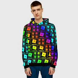 Толстовка-худи мужская ROBLOX, цвет: 3D-черный — фото 2