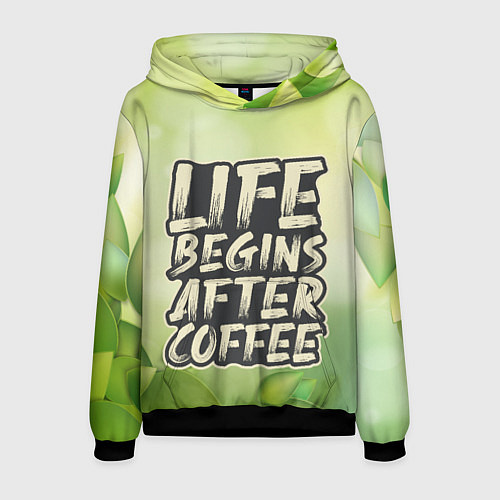 Мужская толстовка Coffee / 3D-Черный – фото 1