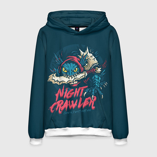 Мужская толстовка Night Crawler Dota 2 / 3D-Белый – фото 1
