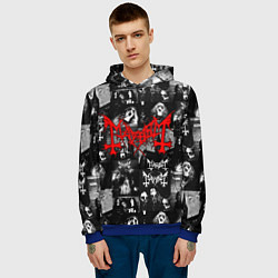 Толстовка-худи мужская MAYHEM, цвет: 3D-синий — фото 2