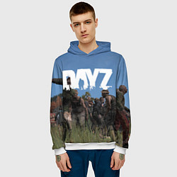 Толстовка-худи мужская DayZ, цвет: 3D-белый — фото 2