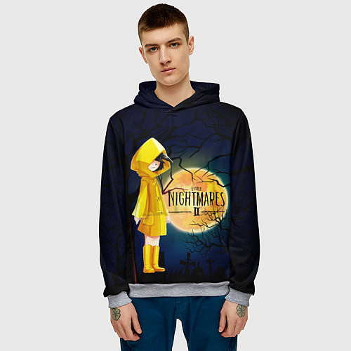 Мужская толстовка Little Nightmares 2 / 3D-Меланж – фото 3