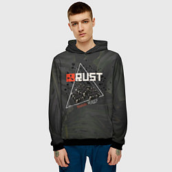 Толстовка-худи мужская Rust Мамкин Рейдер Раст, цвет: 3D-черный — фото 2