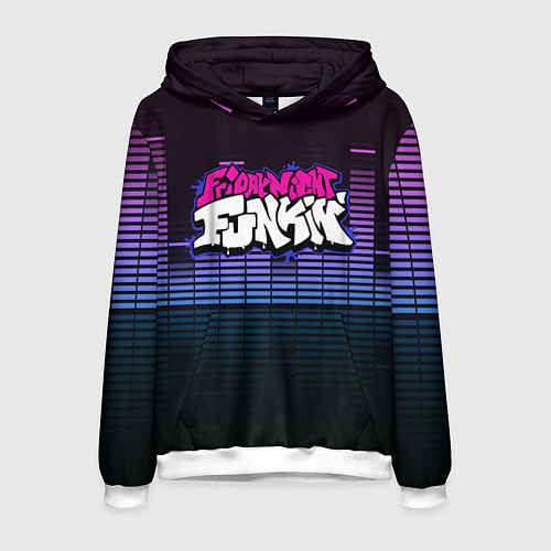Мужская толстовка Friday Night Funkin / 3D-Белый – фото 1