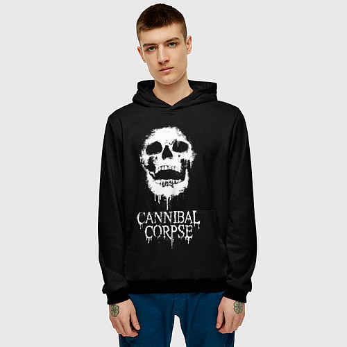 Мужская толстовка Сannibal Сorpse $$$ / 3D-Черный – фото 3