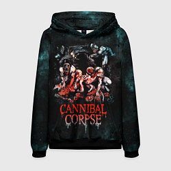 Толстовка-худи мужская Cannibal Corpse, цвет: 3D-черный