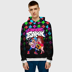 Толстовка-худи мужская FRIDAY NIGHT FUNKIN, цвет: 3D-белый — фото 2