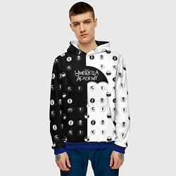 Толстовка-худи мужская Umbrella Academy, цвет: 3D-синий — фото 2