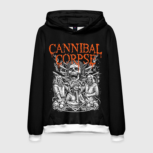 Мужская толстовка Cannibal Corpse / 3D-Белый – фото 1