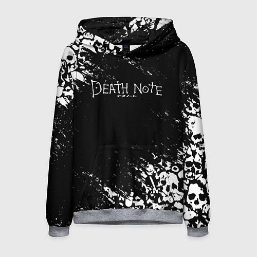 Мужская толстовка DEATH NOTE ТЕТРАДЬ СМЕРТИ / 3D-Меланж – фото 1