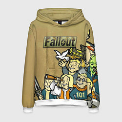 Толстовка-худи мужская Волтбои, цвет: 3D-белый