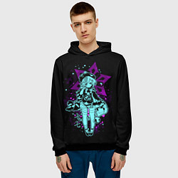 Толстовка-худи мужская GENSHIN IMPACT, ЦИ ЦИ, цвет: 3D-черный — фото 2