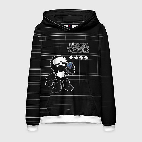 Мужская толстовка Tankmen friday night funkin / 3D-Белый – фото 1