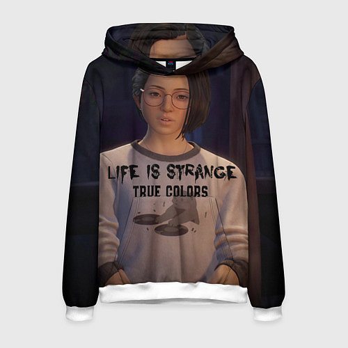 Мужская толстовка Life is strange true colors / 3D-Белый – фото 1