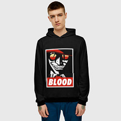 Толстовка-худи мужская Hellsing, цвет: 3D-черный — фото 2