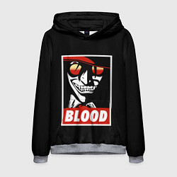 Толстовка-худи мужская Hellsing, цвет: 3D-меланж