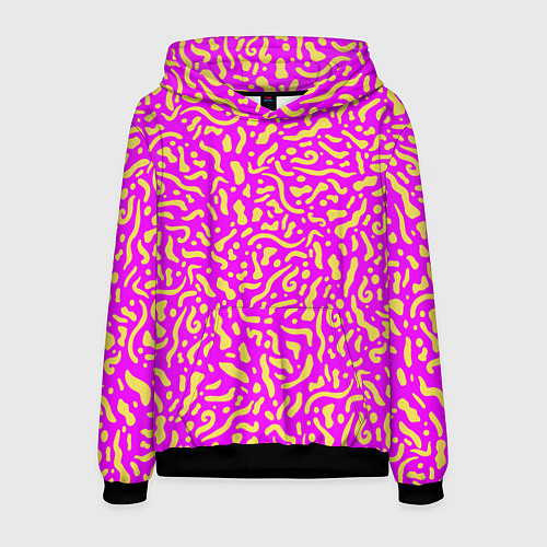 Мужская толстовка Абстрактные узоры / 3D-Черный – фото 1