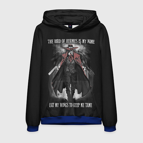 Мужская толстовка Хеллсинг / 3D-Синий – фото 1