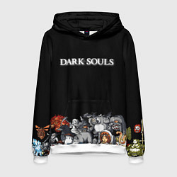 Толстовка-худи мужская 8bit Dark Souls, цвет: 3D-белый