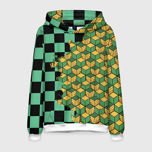 Мужская толстовка ТАНДЖИРО И ТОМИОКА / 3D-Белый – фото 1