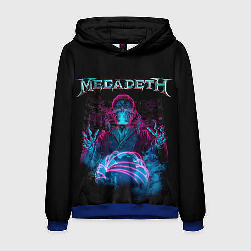 Мужская толстовка MEGADETH / 3D-Синий – фото 1