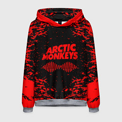 Толстовка-худи мужская Arctic monkeys, цвет: 3D-меланж