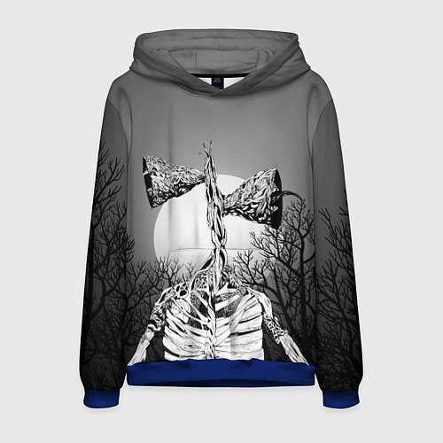 Мужская толстовка СИРЕНОГОЛОВЫЙ / 3D-Синий – фото 1