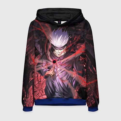 Мужская толстовка Магическая битва / 3D-Синий – фото 1