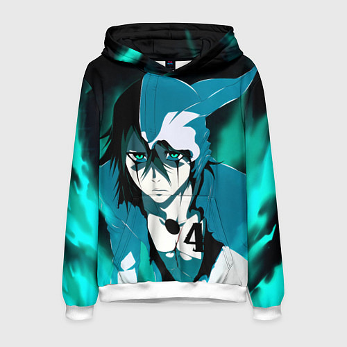 Мужская толстовка Улькиорра Сифер Ulquiorra / 3D-Белый – фото 1