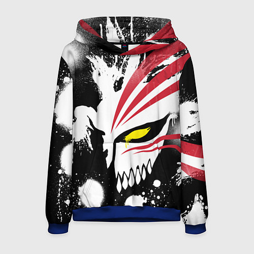 Мужская толстовка БЛИЧ МАСКА ИЧИГО ПУСТОГО / 3D-Синий – фото 1