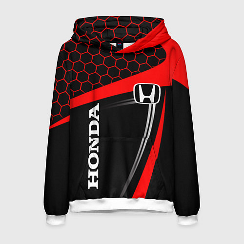 Мужская толстовка HONDA ХОНДА SPORT / 3D-Белый – фото 1