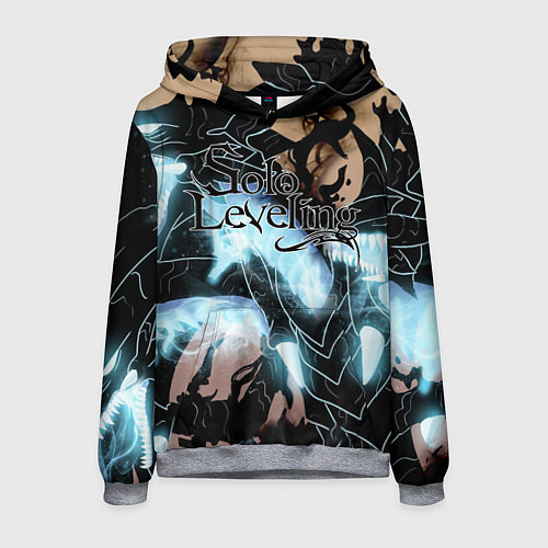 Мужская толстовка Solo leveling / 3D-Меланж – фото 1
