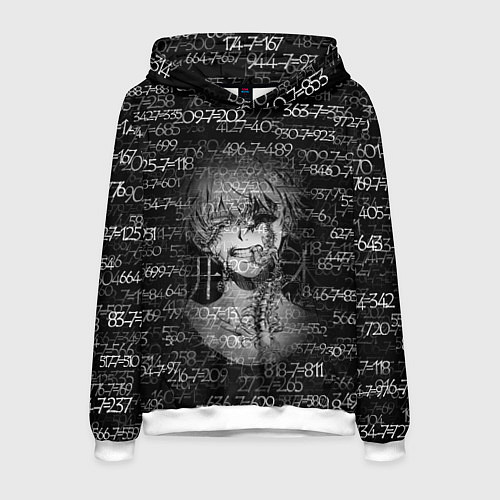 Мужская толстовка Kaneki Ken 1000-7 / 3D-Белый – фото 1