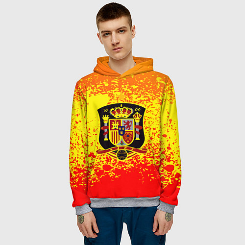 Мужская толстовка Сборная Испании / 3D-Меланж – фото 3